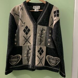 Embroidered cardigan